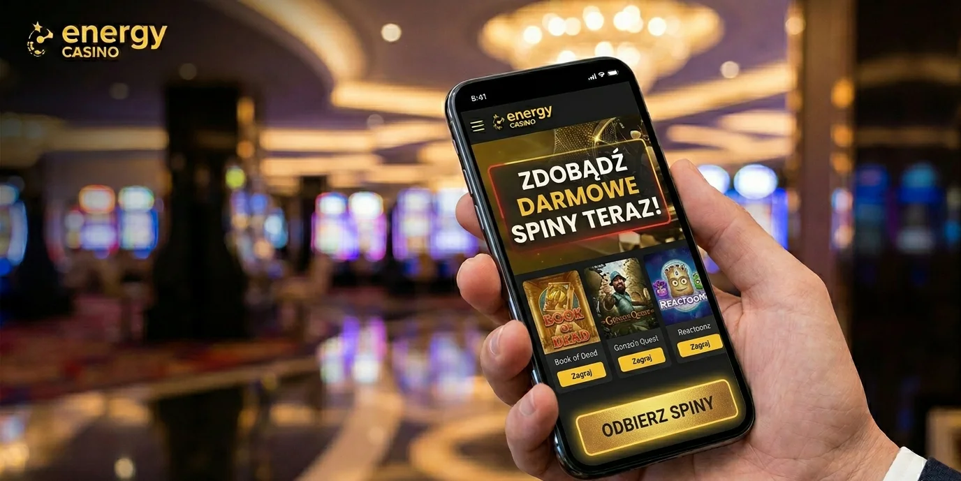 Free spins w aplikacji mobilnej Energy Casino